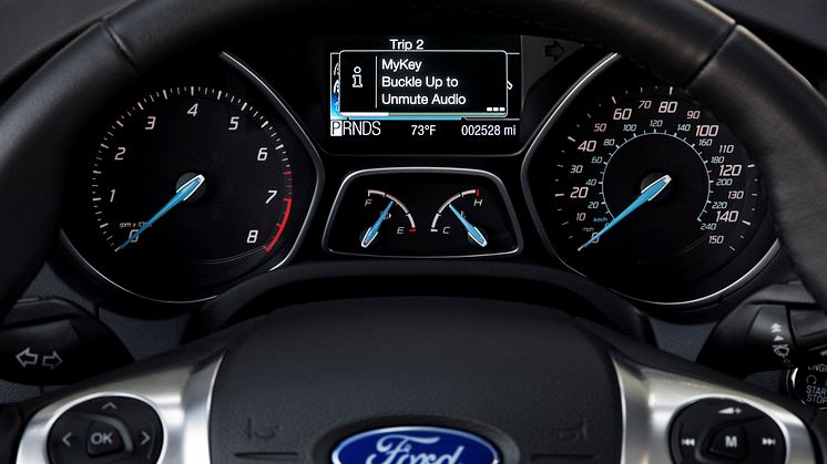 Ford MyKey kommer till Europa under 2012, ger oroliga föräldrar kontroll och minskar riskerna för unga förare
