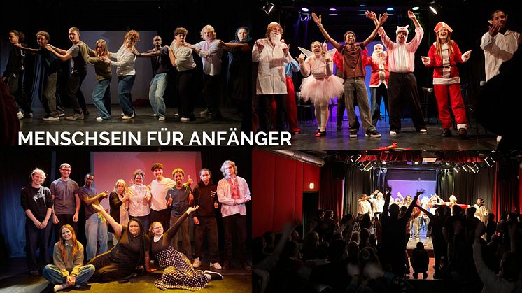 10 Monate lang entwickelten und probten die Jugendlichen ihr selbstgeschriebenes Stück. Fotos: Helena Heilig & Andreas Reiter