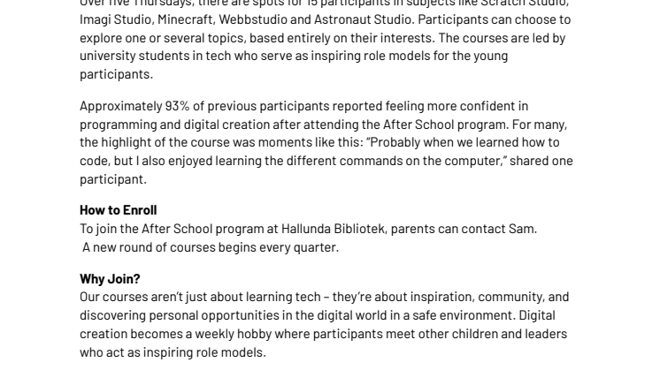 English Version - Children in Hallunda can explore coding on free courses starting this January .pdf
