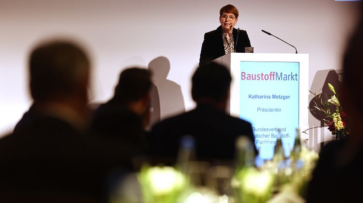 Katharina Metzger, Präsidentin des BDB, würdigte die Preisträger in ihrer Ansprache.