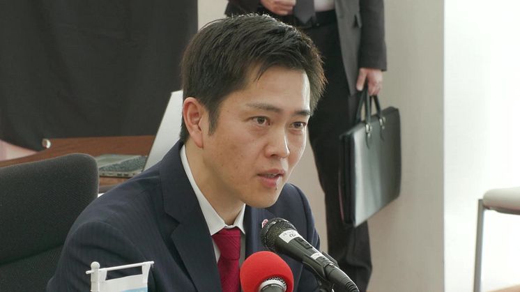 Interview with Hirofumi Yoshimura, Governor of Osaka Prefecture, at the Press tour on 17th February 2025
