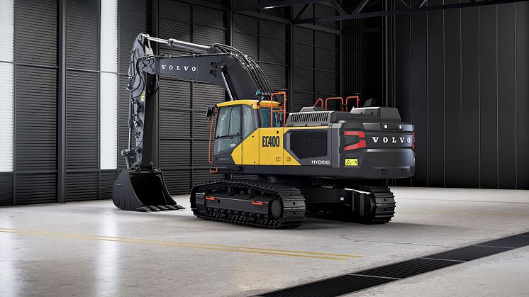 Volvo CE förser nya generationens grävmaskiner med hybridteknik