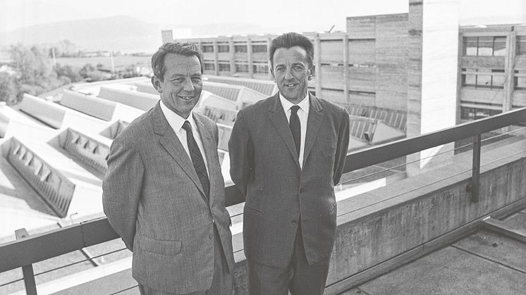 Heinrich and Klaus Gebert on the roof of Jona plant   early 1970s (HISTORY 150YoT)_Original Stor.jpeg