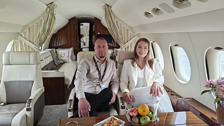  Jarno Kivari ja Sirly Ylläsjärvi LUMI Sky Catering