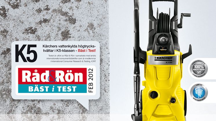 Kärcher K5 högtryckstvättar Bäst i Test i Råd & Rön