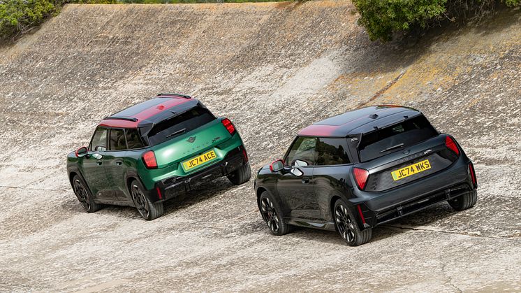 MINI JCW Electric og MINI JCW Aceman