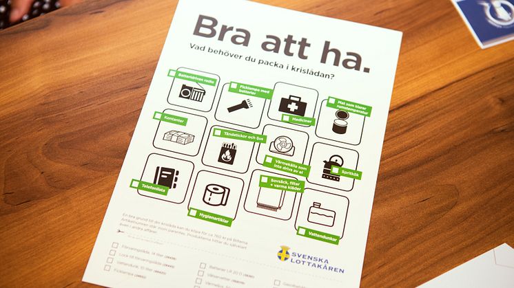 Checklista krislådan