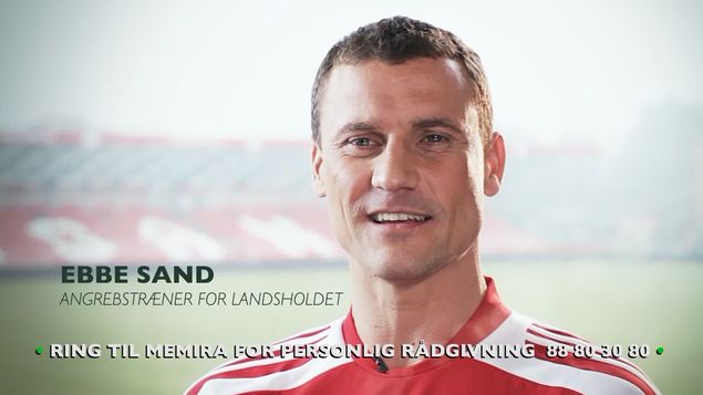 Ebbe Sand medvirker i Memiras nye tv-reklame