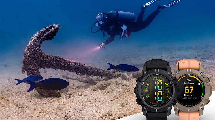 GARMIN® DESCENT™ G2 : LA NOUVELLE MONTRE GPS CONNECTÉE AVEC ORDINATEUR DE PLONGÉE ET ÉCRAN AMOLED INTÉGRÉS