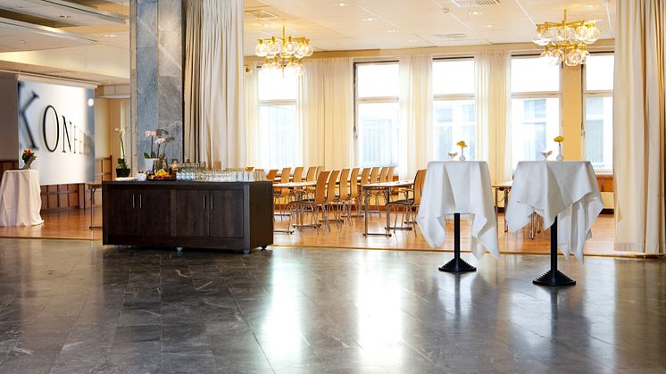 Presslunch med Bicky Chakraborty på Elite Palace Hotel i Stockholm