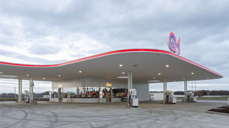 Neuer Standort: Q1 Tankstelle in Iffezheim, Am Forlenspitzen 1.