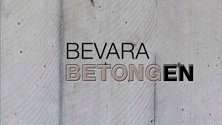 Pressinbjudan - Välkommen till release av boken Bevara betongen 