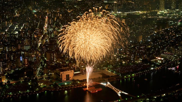 View the Fireworks from TOKYO SKYTREE