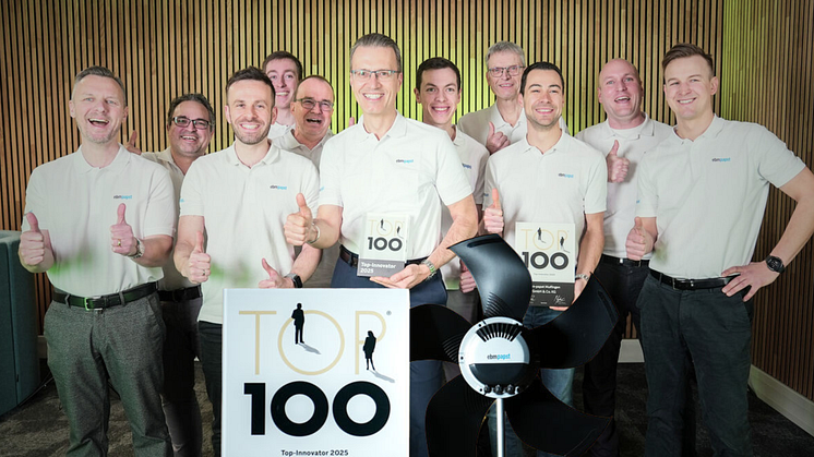 ebm-papst vid prisutdelningen Top100 Award 2025
