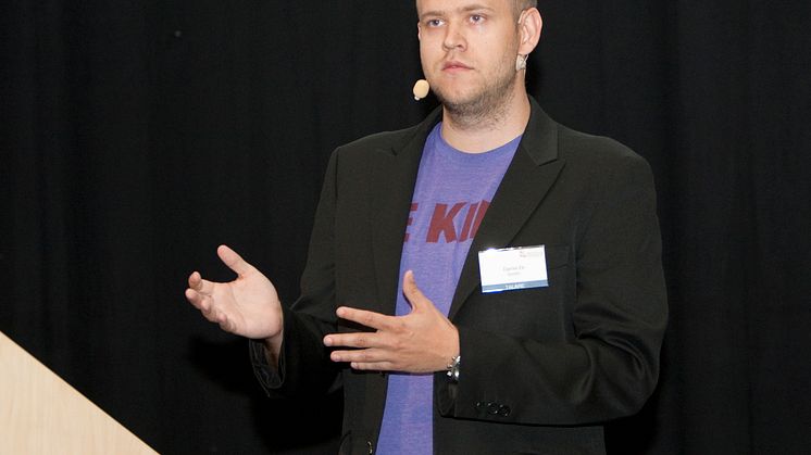 Spotifys VD Daniel Ek inledde femte omgången av Innovation & Technology