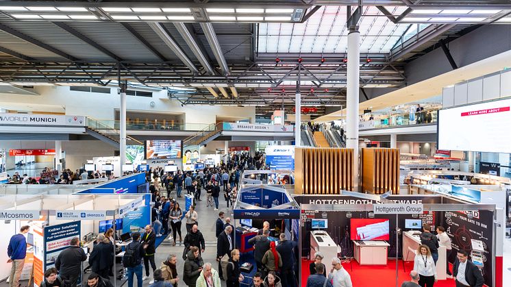 Über 250 internationale Aussteller präsentieren sich den rund 8.000 erwarteten Fachbesuchern auf der BIM World MUNICH 2024. Foto: RM Rudolf Müller Events GmbH/Chris Hartlmaier