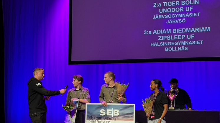 Årets Säljare, Malte Abrahamsson och Unódor UF vidare till SM i Ung Företagsamhet