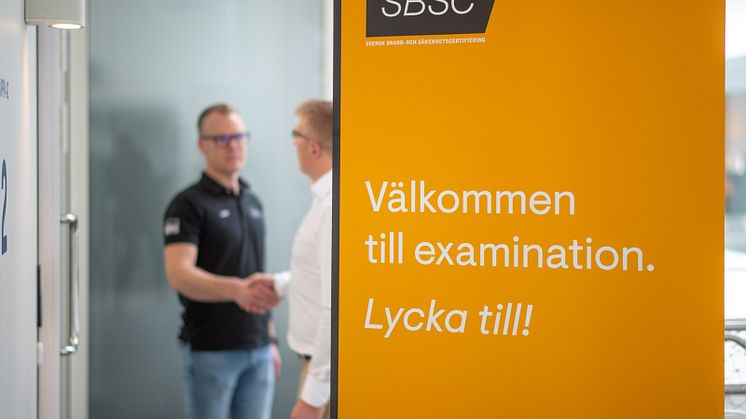 Personcertifiering, examination SBSC