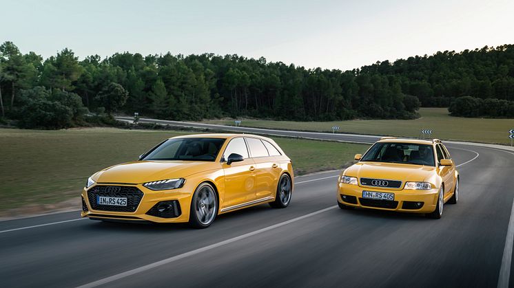 Audi RS 4 Avant edition 25 years og Audi RS4 Sport