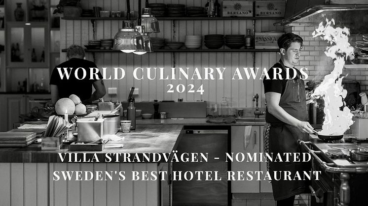 Villa Strandvägen kan få titeln Sveriges bästa hotellrestaurang!