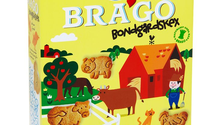 Nya Brago Bondgårdskex med app