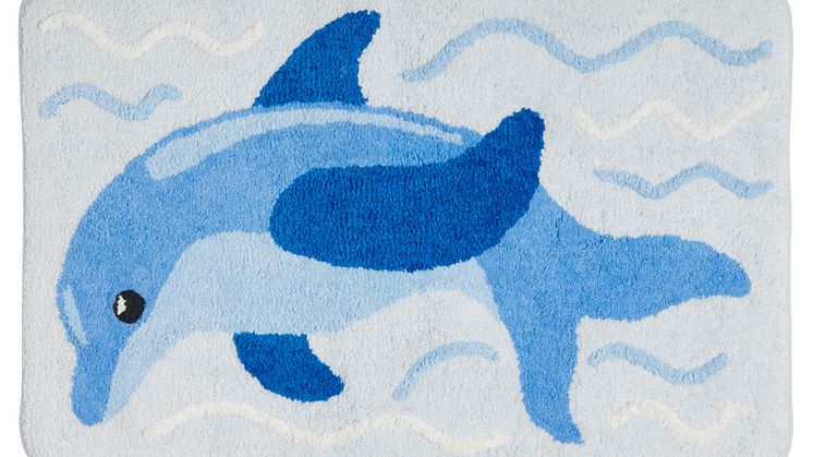 NYHET! Bath mat Dolphin Blue Cotton 19,90 EUR.jpg