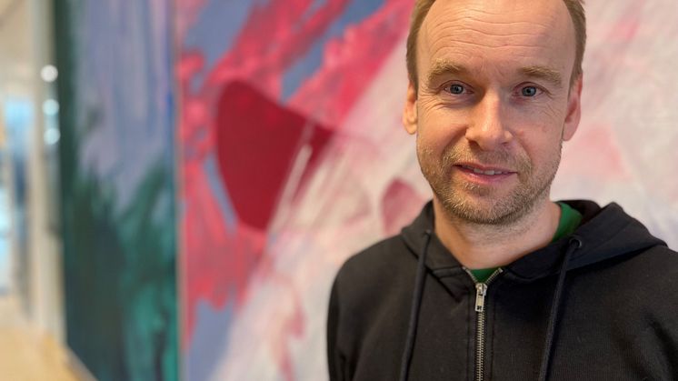 Stefan på förlaget Funkibator