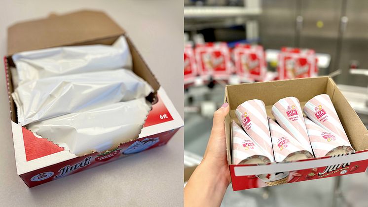 Glasstruten Juni är ett av flerpacken som har fått ny förpackning