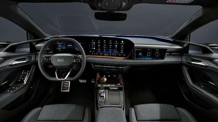 Audi A6 e-tron interiør med anden generation virtuelle sidespejle