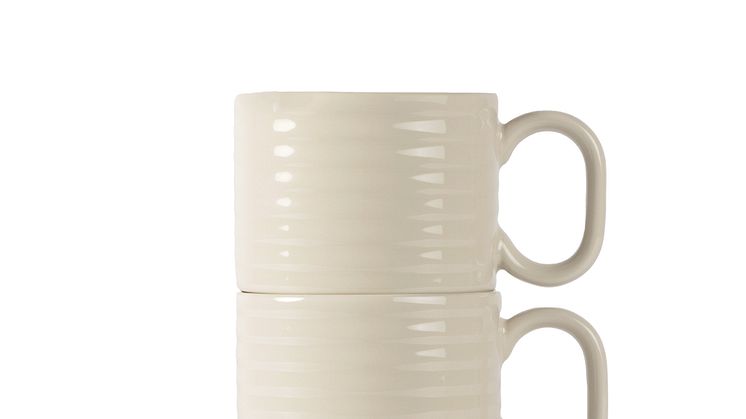 Sagaform SS25 - Coffee & More coffee mug, 2-pcs Beige 