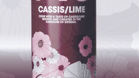 +46 Cassis/lime Cider 500 ml
