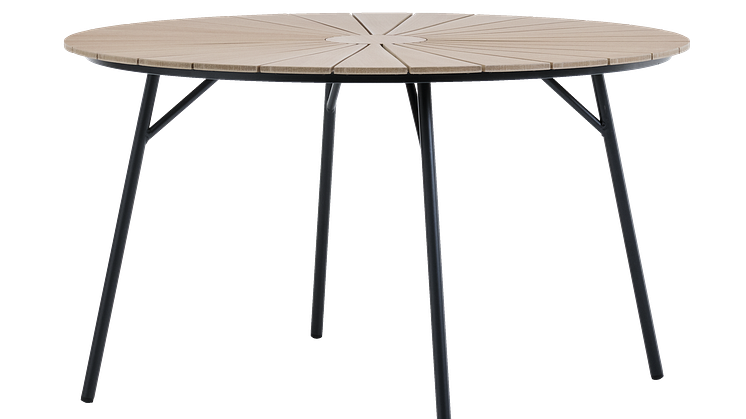 Mesa de jardín RANGSTRUP Ø110 naturalnegro.png