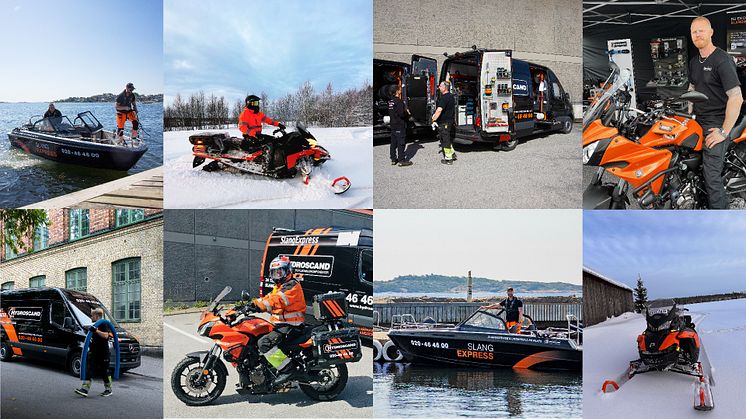 Hydroscand SlangExpress unika fordonsflotta