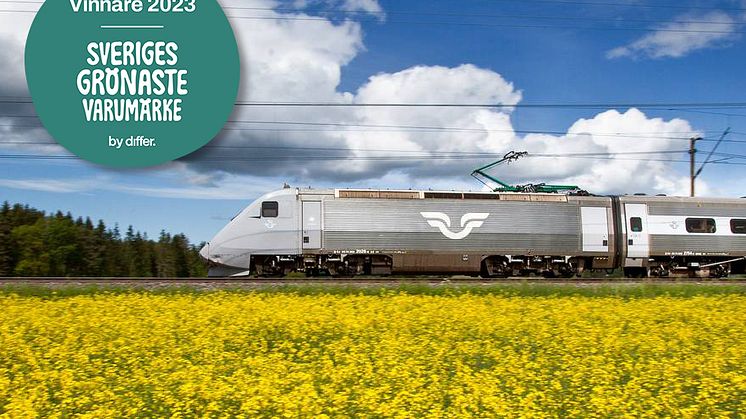 SJ är Sveriges grönaste varumärke 2023