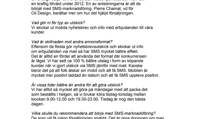 E-handlare expanderar med SMS-marknadsföring