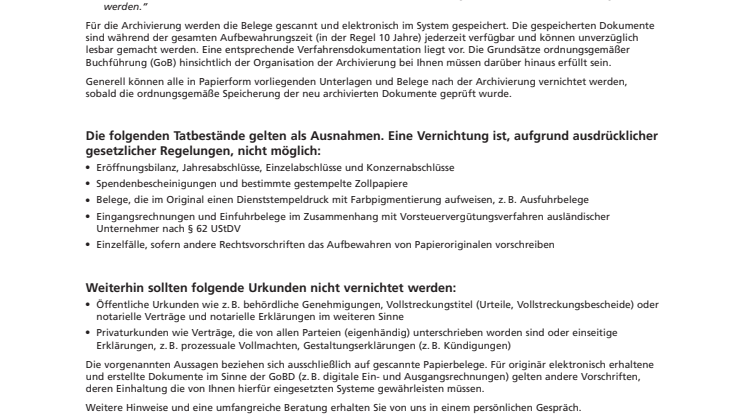 Papierlose Archivierung mit ETL PISA