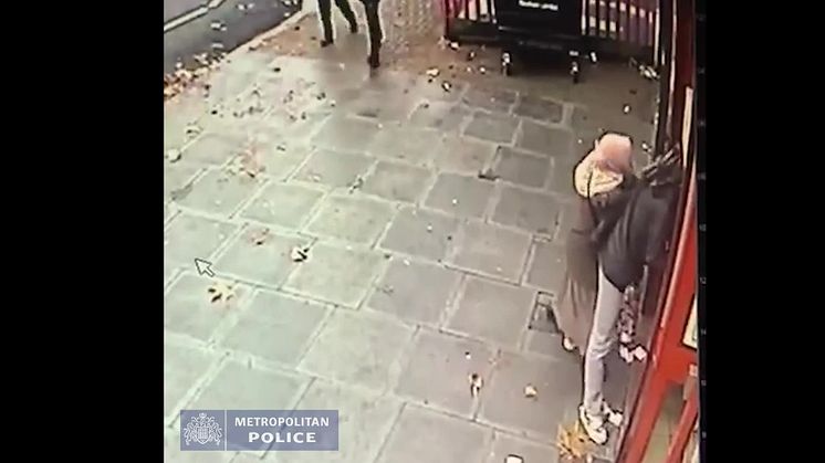 CCTV footage of robbery