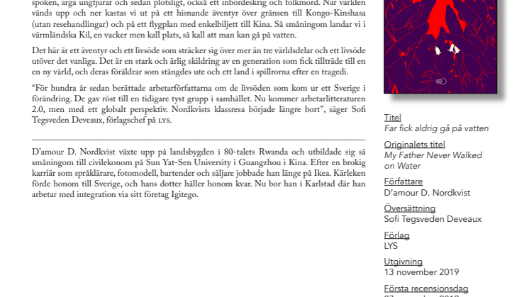 Värmlänning aktuell med ny bok om uppväxten i Rwanda