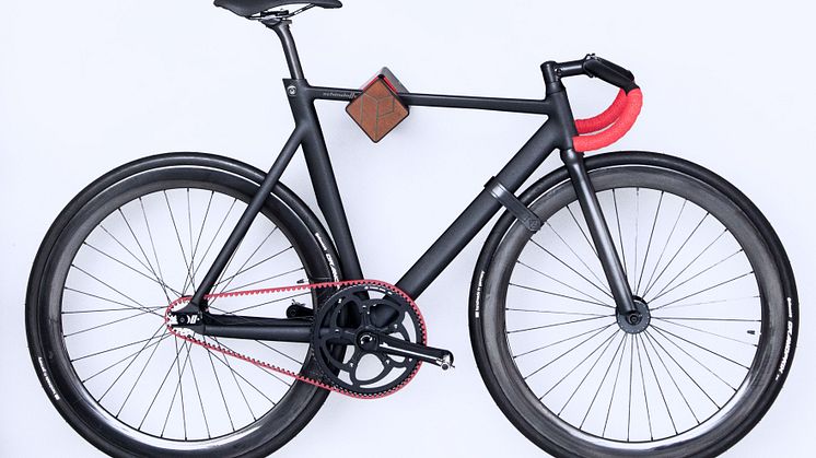 D-Rack mit Kebony - Fahrrad