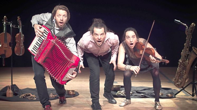 Daniel Reid, Mikael Öberg, Emma Reid. Foto: Boris Laible