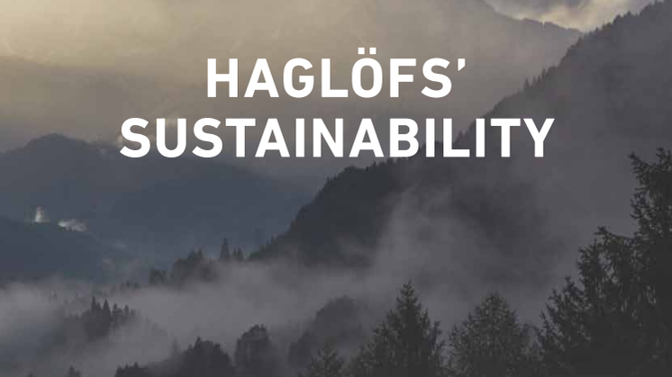 Haglöfs' sustainability 