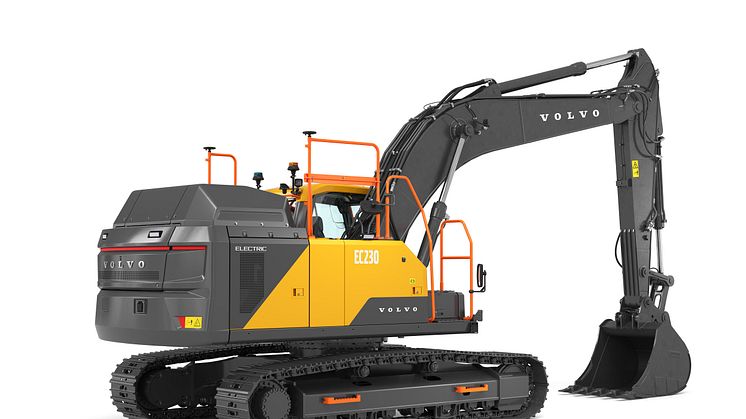 Volvo EC230 Electric (450 kWh) - frilagd höger bak
