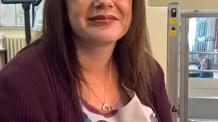 ​Wombourne librarian thanks the Stroke Association and The Goodlife Project