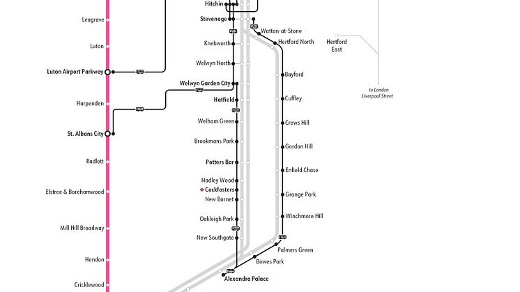 This weekend's service alterations are shown on this map which can be downloaded below