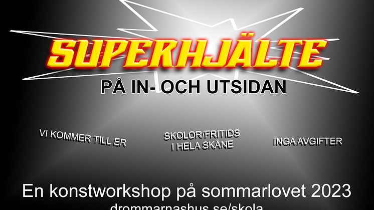Sommarlovsworkshop med Drömmarnas hus