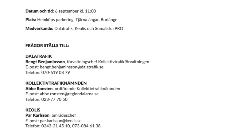 Pressinbjudan - Fortsatt samarbete med Somaliska PRO