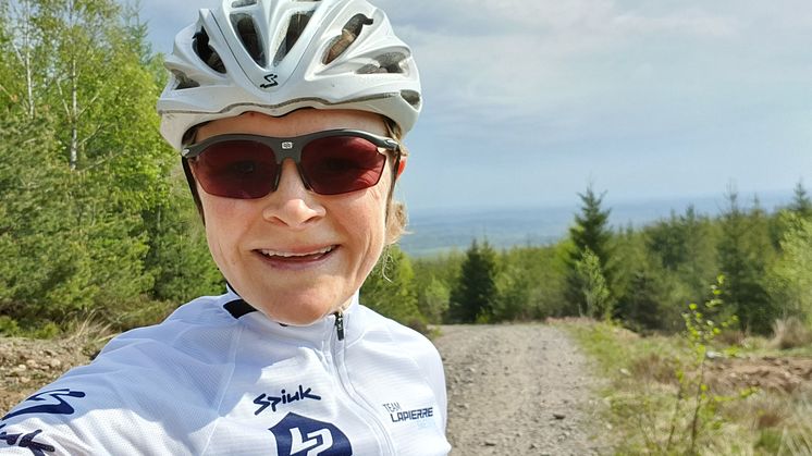 Halland är en framtida mountainbikedestination menar Nellie Larsson.