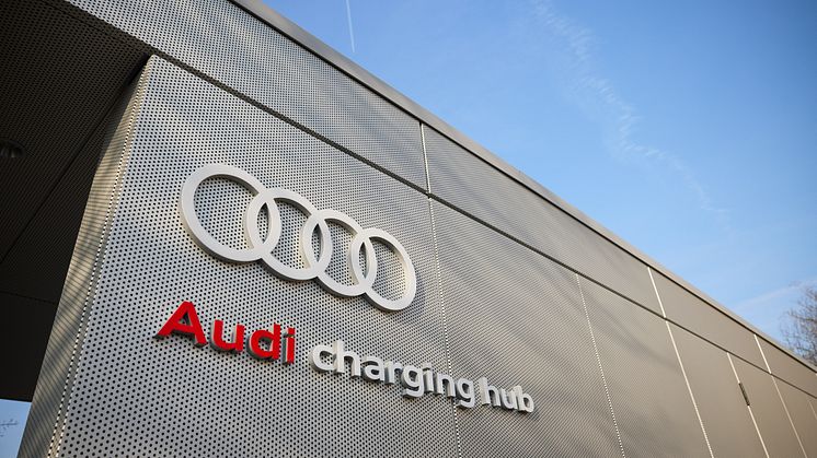 Audi charging hub Frankfurt