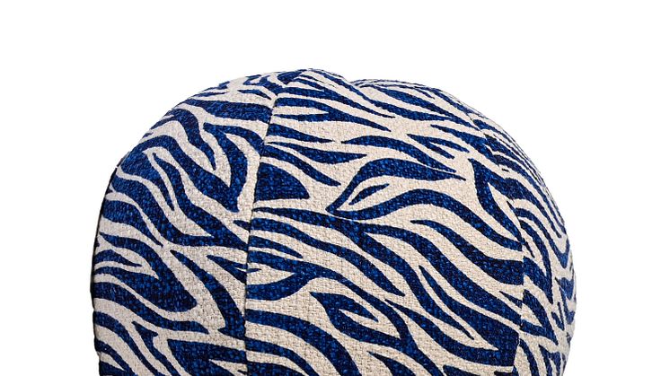 Byon AW25 produktbilder .- Pillow Anima zebra round blue