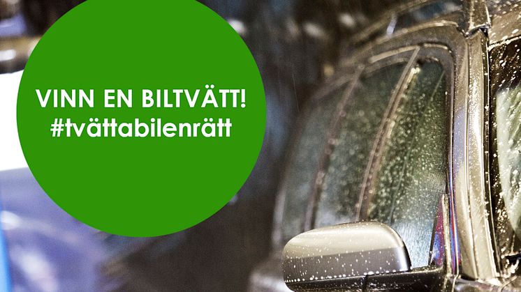 Örebro kommun uppmanar – tvätta bilen rätt!